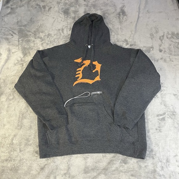 Livn Fresh Other - Michigan The Mitten Livnfresh Sweatshirt Tailgate Hoodie Large Detroit Tigers